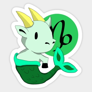 capricorn bean Sticker